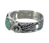 Turquoise Authentic Sterling Silver Southwestern Flower Ring Size 8-3/4 YX91695